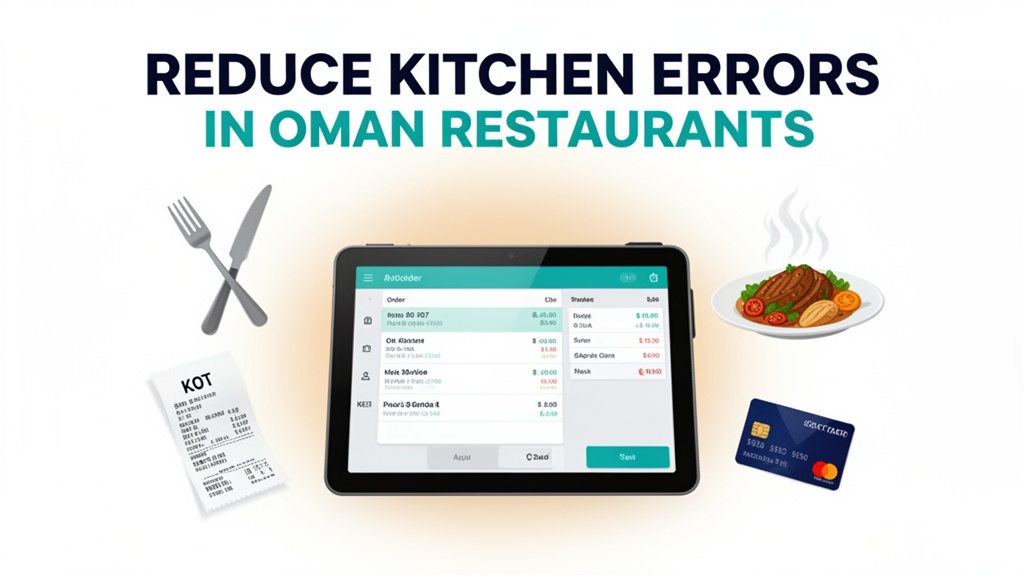 How Oman Restaurants Can Reduce Kitchen Order Errors by 40% with Digital Kitchen Display Systems