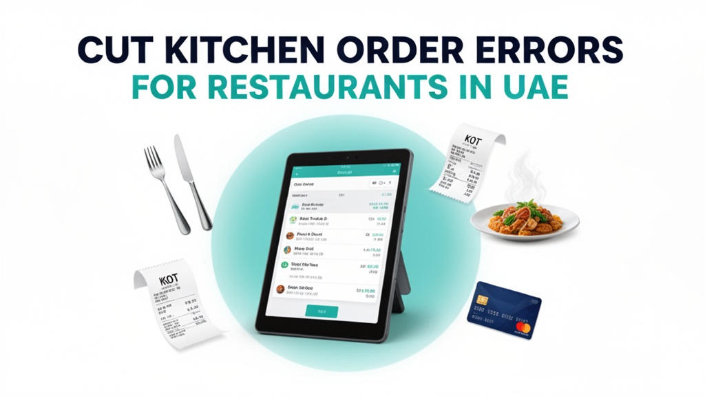 How Restaurants in UAE Can Cut Kitchen Order Errors by 70% with Digital Order Management