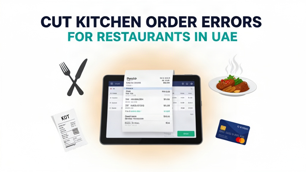 How Restaurants in UAE Can Cut Kitchen Order Errors by 75%,