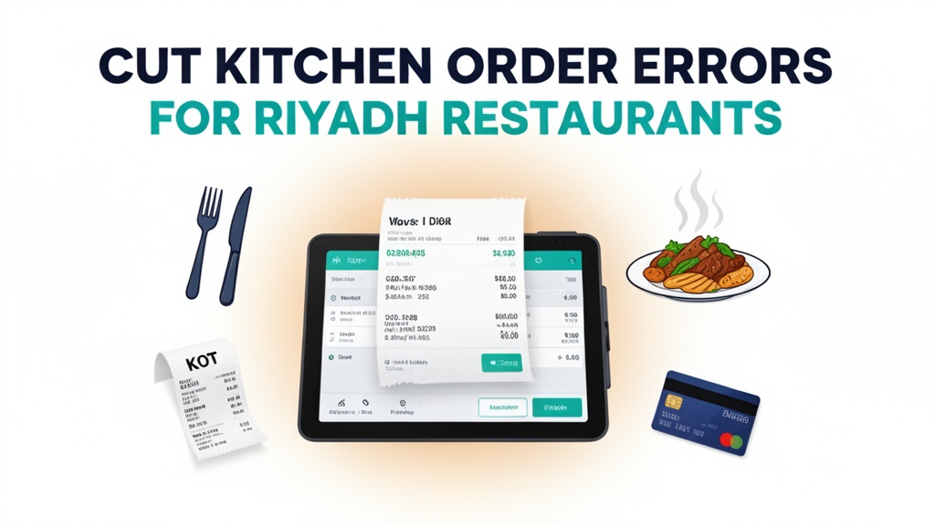 How Riyadh Restaurants Can Cut Kitchen Order Errors by 60% with Digital Ordering