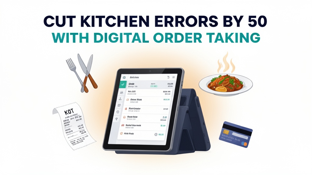How UAE Restaurants Can Cut Kitchen Order Errors by 50% with Digital Order Taking