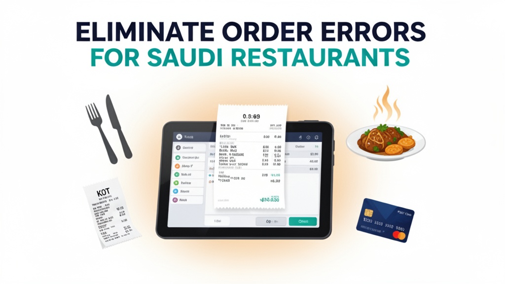 KDS Kitchen Display System for Saudi Restaurants — Eliminate Order Errors by 80%