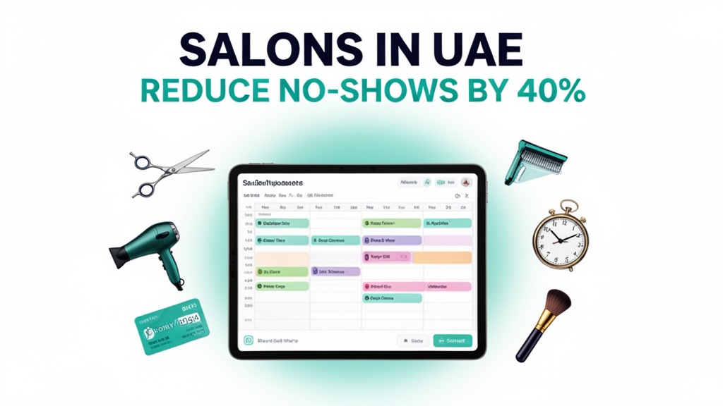 Reducing No-Shows by 40% for Salons in UAE — How Online Booking + Reminders Work