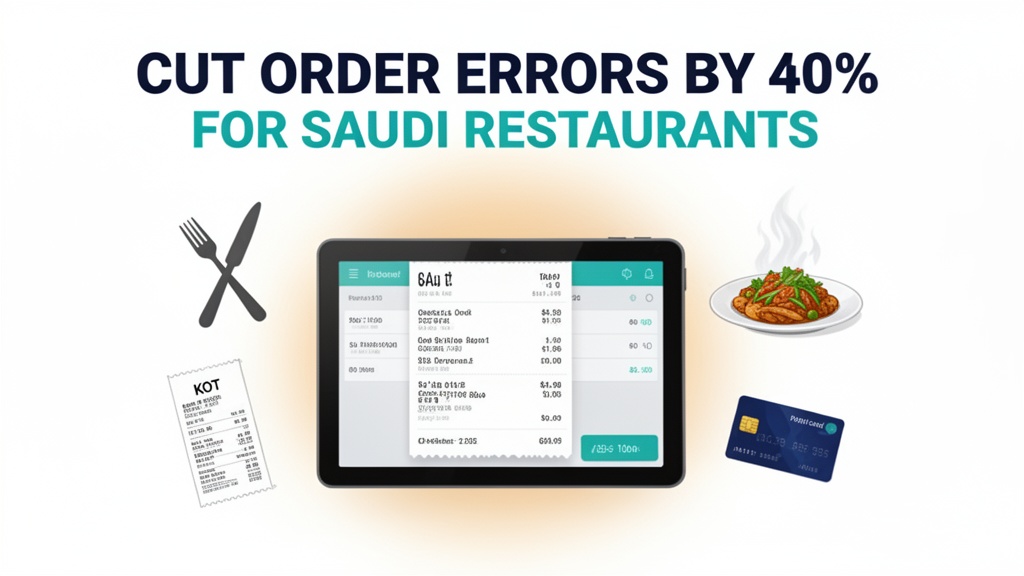 Reducing Order Errors in Saudi Restaurants — How Kitchen Display Systems Cut 40% of Service Mistakes