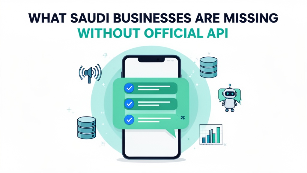 What Saudi Businesses Are Missing Without Official WhatsApp API Integration